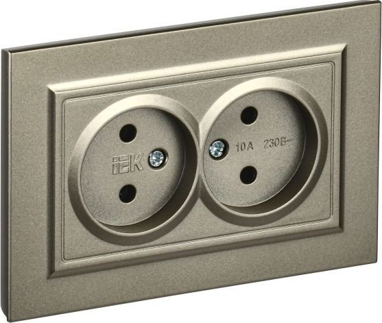

Розетка IEK Brite BR-R20-10-K37-F