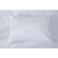 2-спальный комплект постельного белья с евро простыней Loon Stripe (2-спальный евро, наволочки 50х70, белый)