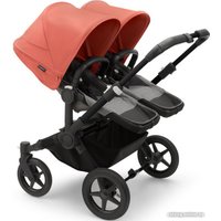 Универсальная коляска Bugaboo Donkey 5 Twin (Black/Grey/Sunrise Red)