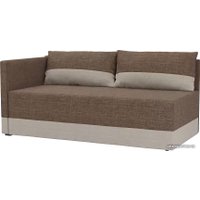 Тахта Лига диванов Никас 105210 (левый, коричневый/бежевый)