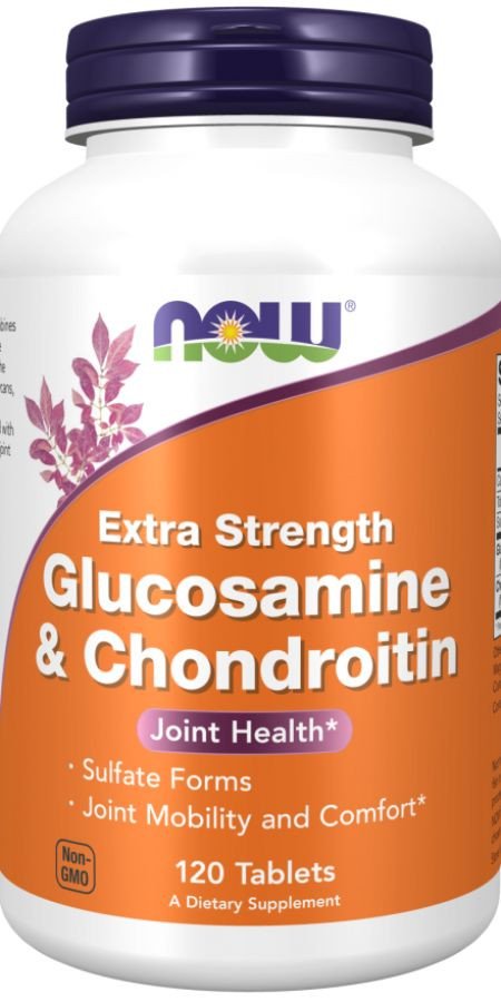 

Хондропротектор Now Foods Glucosamine & Chondroitin, 120 таблеток