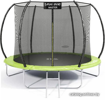 Батут Atlas Sport 252 см - 8ft Master (с лестницей, зеленый)