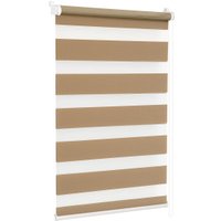 Рулонные шторы Delfa Сантайм День-Ночь Стандарт МКД DN-40607 (52x160, латте)