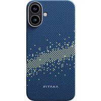 Чехол для телефона Pitaka StarPeak Tactile Woven для iPhone 16 (синий)