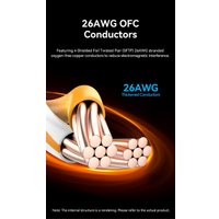 Кабель Vention IKOBN RJ45 - RJ45 (15 м, черный) в Лиде