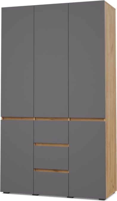 

Шкаф распашной Modern Тифани Т34 (золотистый дуб/графит)