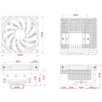 Кулер для процессора ID-Cooling IS-67-XT White