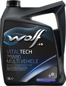 

Трансмиссионное масло Wolf VitalTech 75W-80 Multi Vehicle 5л