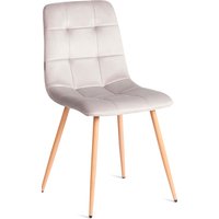 Стул TetChair Chilly mod. JSC-220 (светло-серый/натуральный)
