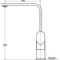 Смеситель Aquasanita Signa 2083 (черный)