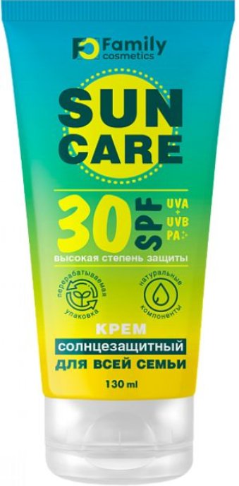 

Крем солнцезащитный Family Cosmetics Крем солнцезащитный Sun Care SPF 30 130 мл