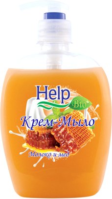 Help Мыло жидкое Молоко и мед 500 мл
