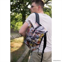 Городской рюкзак Офистон Маркет Животные/Архитектура, двусторонний