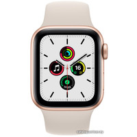 Умные часы Apple Watch SE 40 мм (алюминий золотистый/звездный свет)