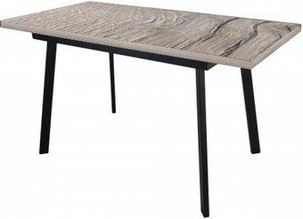 Гальваник ПГ-46 120-150x80 (дуб галифакс белый/эмаль черный муар)