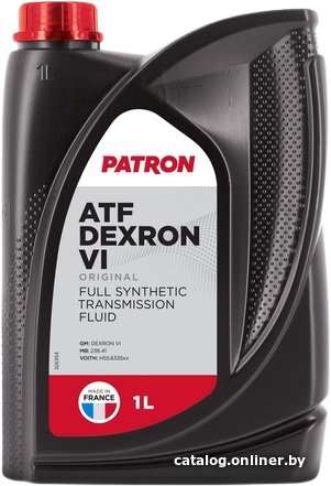Трансмиссионное масло Patron ATF Dexron VI Original 1л