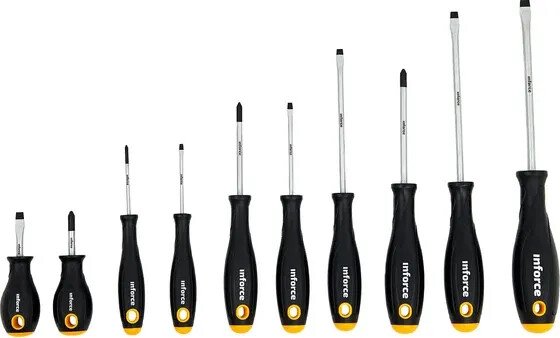 Набор отверток Inforce 06-09-93 (10 предметов)