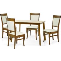 Обеденная группа Мир Ротанга Эдисон раскладной 110-140x70 23869v276 (19128)-1-1-1-1-2 (коричневый)