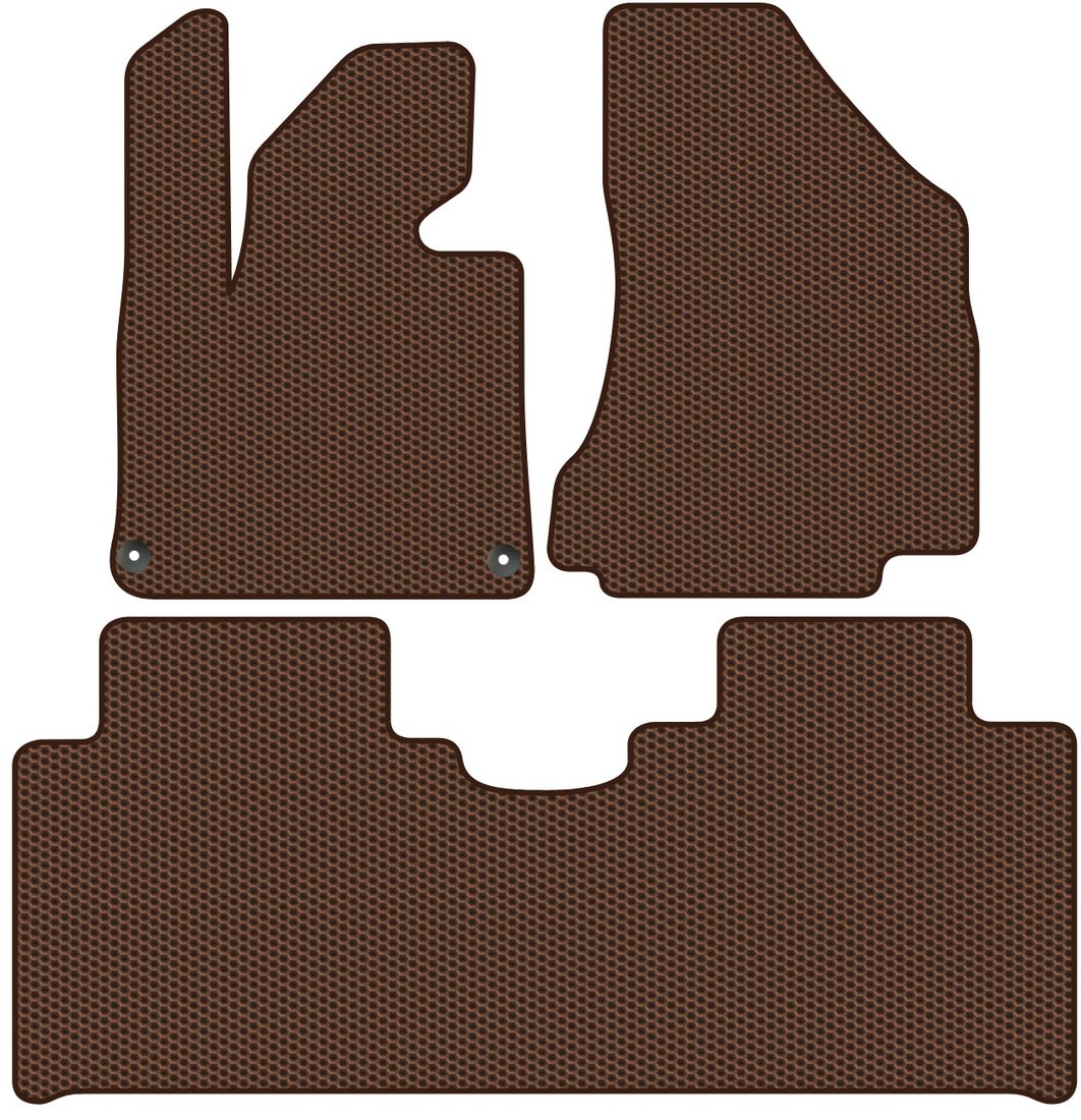 

Комплект ковриков для авто Alicosta FAW Bestune Nat I (минивэн / электромобиль) 2021 - Н.В. (коричневый, сота)