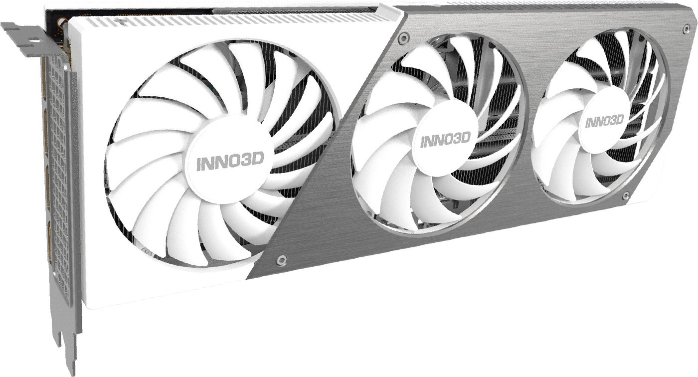 

Видеокарта Inno3D GeForce RTX 4070 Ti X3 OC White N407T3-126XX-186148W