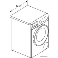 Стирально-сушильная машина Bosch Serie 4 WNA134B0SN