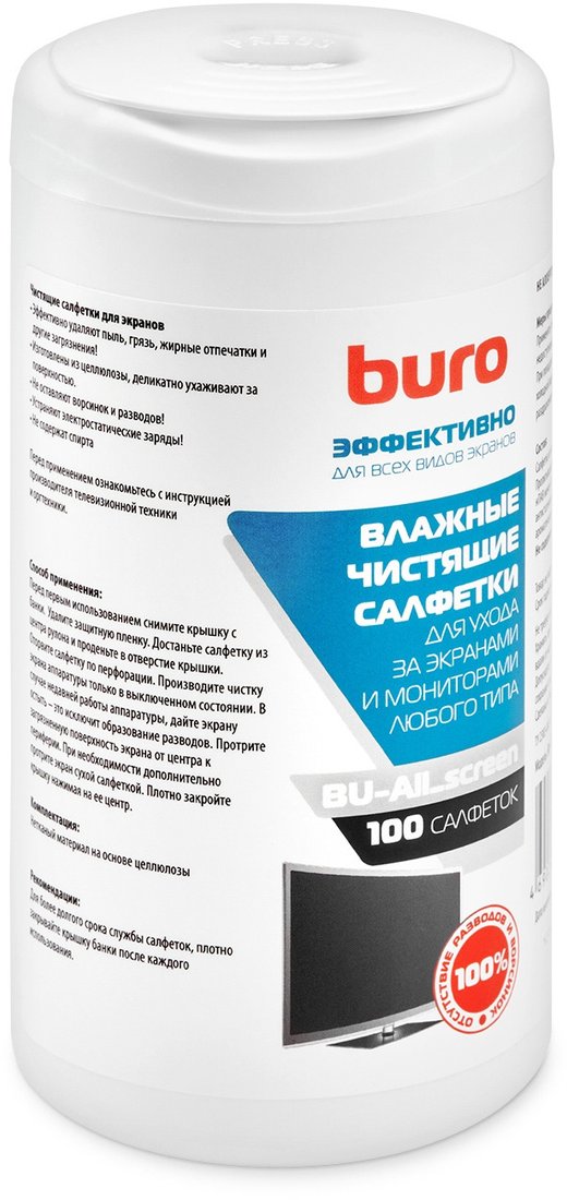 

Влажные салфетки Buro BU-All_screen