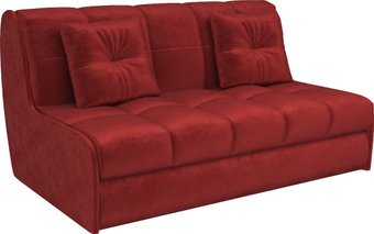 Диван Мебель-АРС Аккордеон Барон №2 (бархат, красный star velvet 3 dark red)