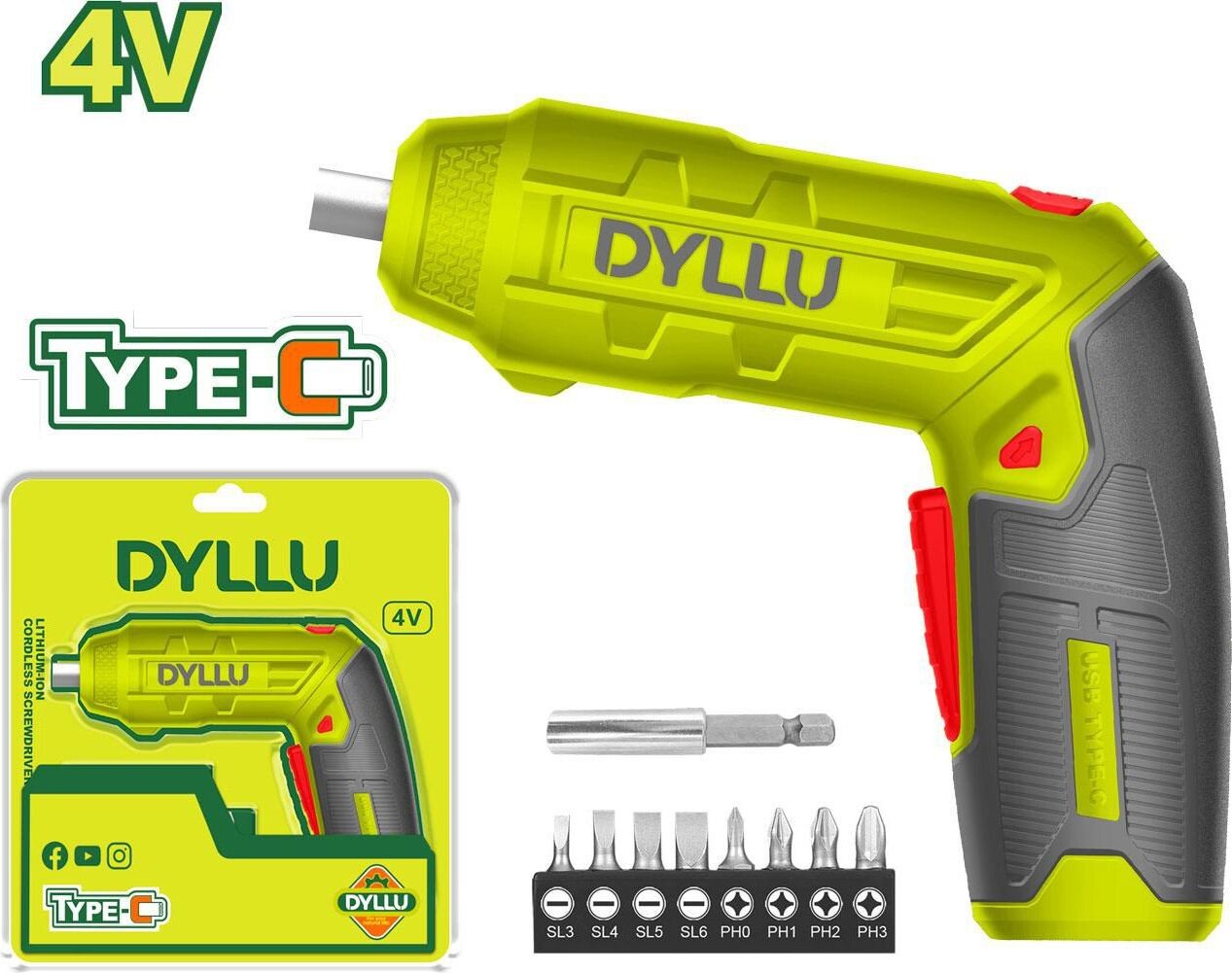 

Электроотвертка Dyllu DTCV4415