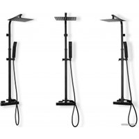 Душевая система  Rea Milan REA-P7000 (черный)