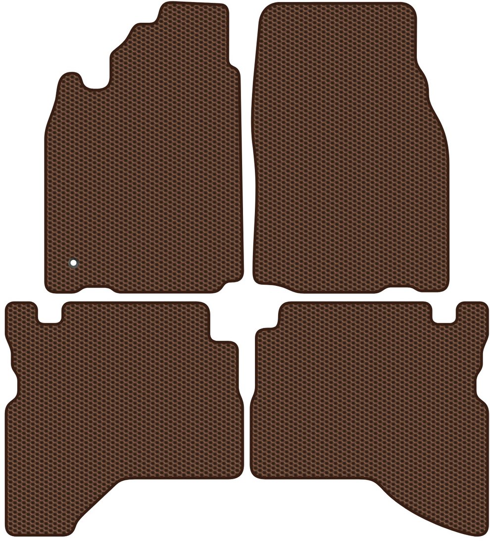 

Комплект ковриков для авто Alicosta Mitsubishi Pajero Sport I (suv / K90) 1998 - 2008 (коричневый, сота)