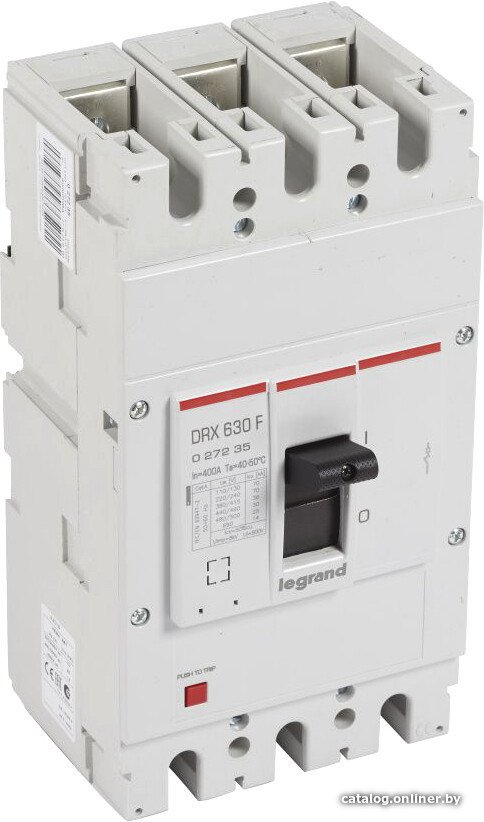 Выключатель автоматический Legrand DRX 630400A 3P 36кА 27235