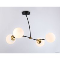 Люстра средней высоты Ambrella light Traditional TR2544/4 BK/SB