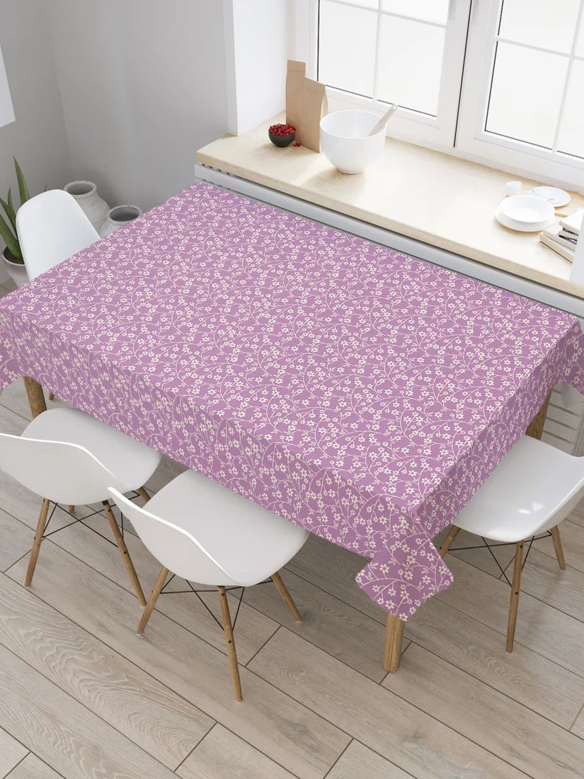 

Скатерть JoyArty Плотное цветение tc_103055 (120x145)