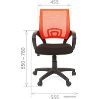 Офисное кресло CHAIRMAN 696 black (зеленый/черный)