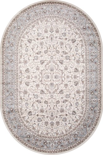Merinos Valencia Deluxe F014-OVAL-CREAM-L.BLUE (1.5х2.3)