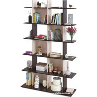 Стеллаж Сокол СТ-6 (венге, беленый дуб)