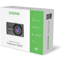 Видеорегистратор для авто Digma FreeDrive 300W FD300W (черный)