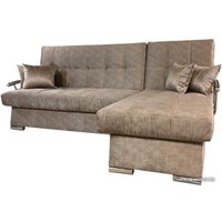 Угловой диван Асмана Марсель левый (хром/PG-2)