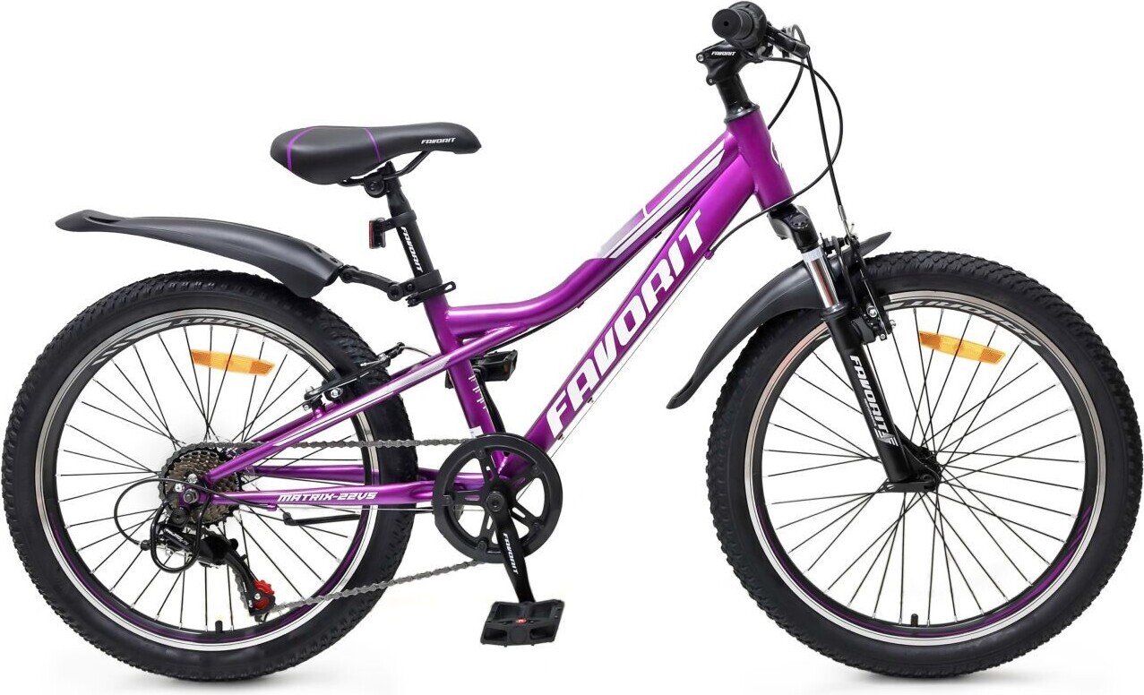 

Детский велосипед Favorit MATRIX-22VS 2025 (11, фиолетовый)