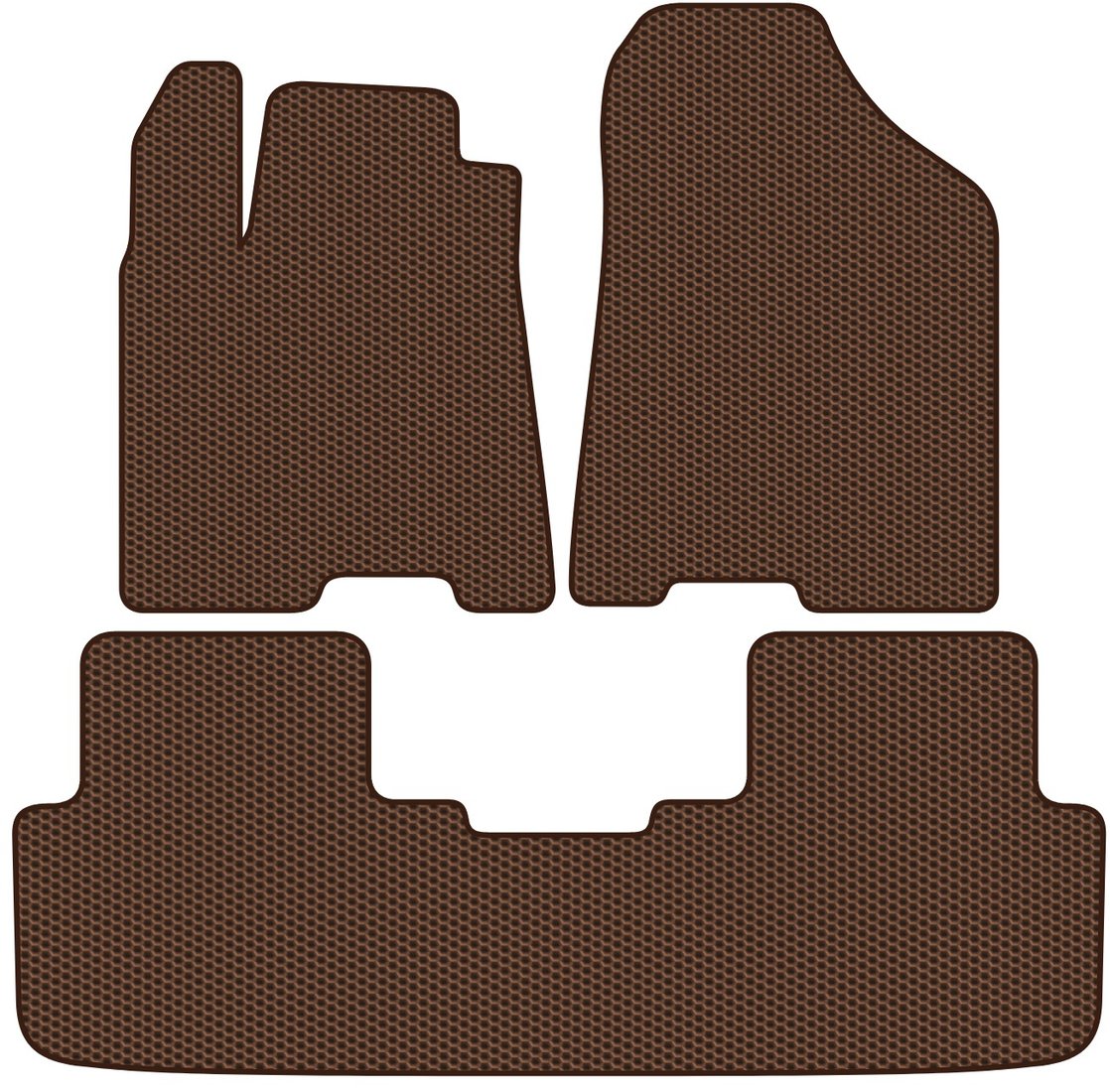 

Комплект ковриков для авто Alicosta Changan CS95 I (suv / SUV) 2018 - 2023 (коричневый, сота)