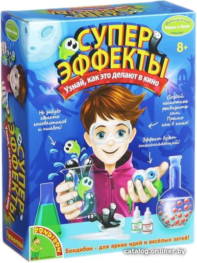Набор для опытов Bondibon Науки с Буки Суперэффекты ВВ1551