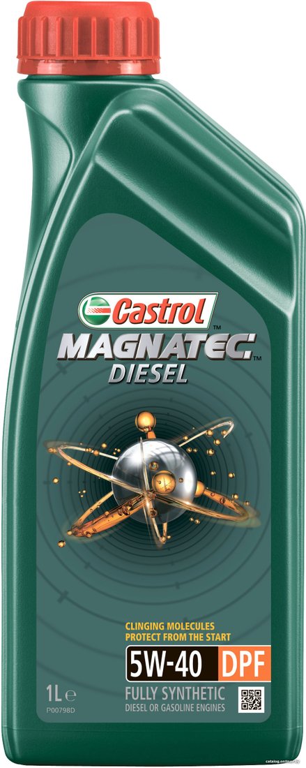 Моторное масло Castrol Magnatec Diesel 5W-40 DPF VW 502.00/505.00/505.01 1л
