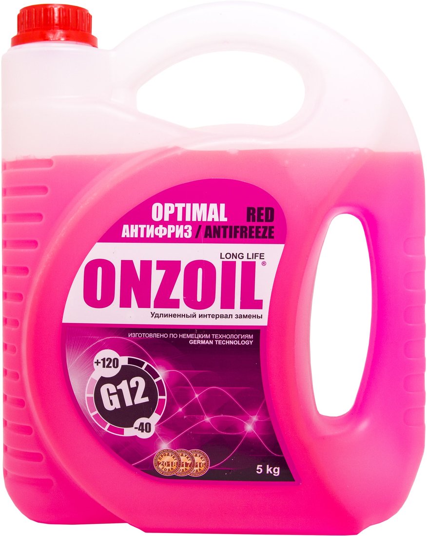

Антифриз ONZOIL Optimal RED G12 5кг