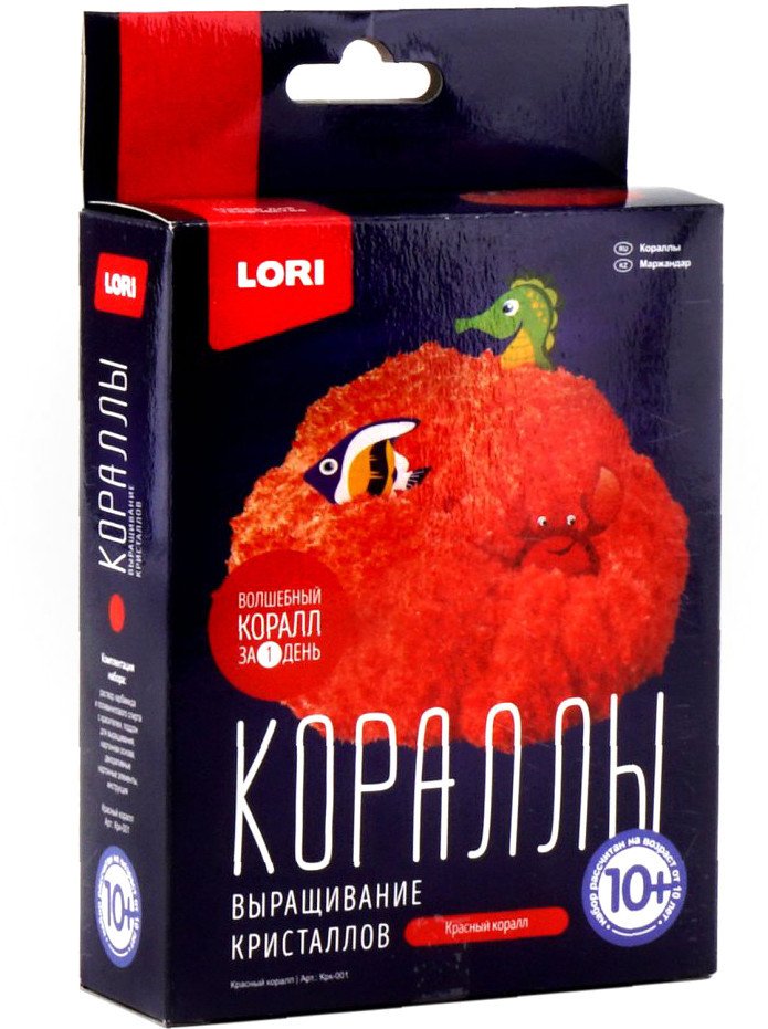 

Набор для опытов Lori Кораллы. Красный коралл Крк-001
