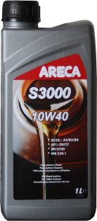 

Моторное масло Areca S3000 10W-40 1л [12101]