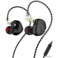 Наушники TRN VX (черный, с микрофоном)