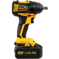 Гайковерт Denzel CIW-IB-300 26501 (с 1-им АКБ, кейс, набор оснастки)