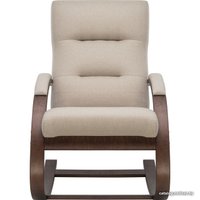 Кресло-качалка Leset Милано (орех текстура/ткань Малмо 05)