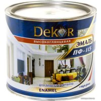 Эмаль Dekor ПФ-115 (бежевый, 1.8 кг)