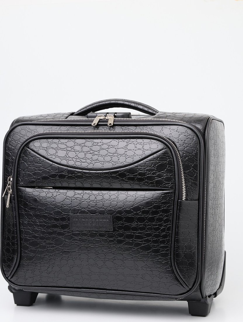 

Сумка-тележка Franchesco Mariscotti 9-49кFM1 (крокодил, черный)